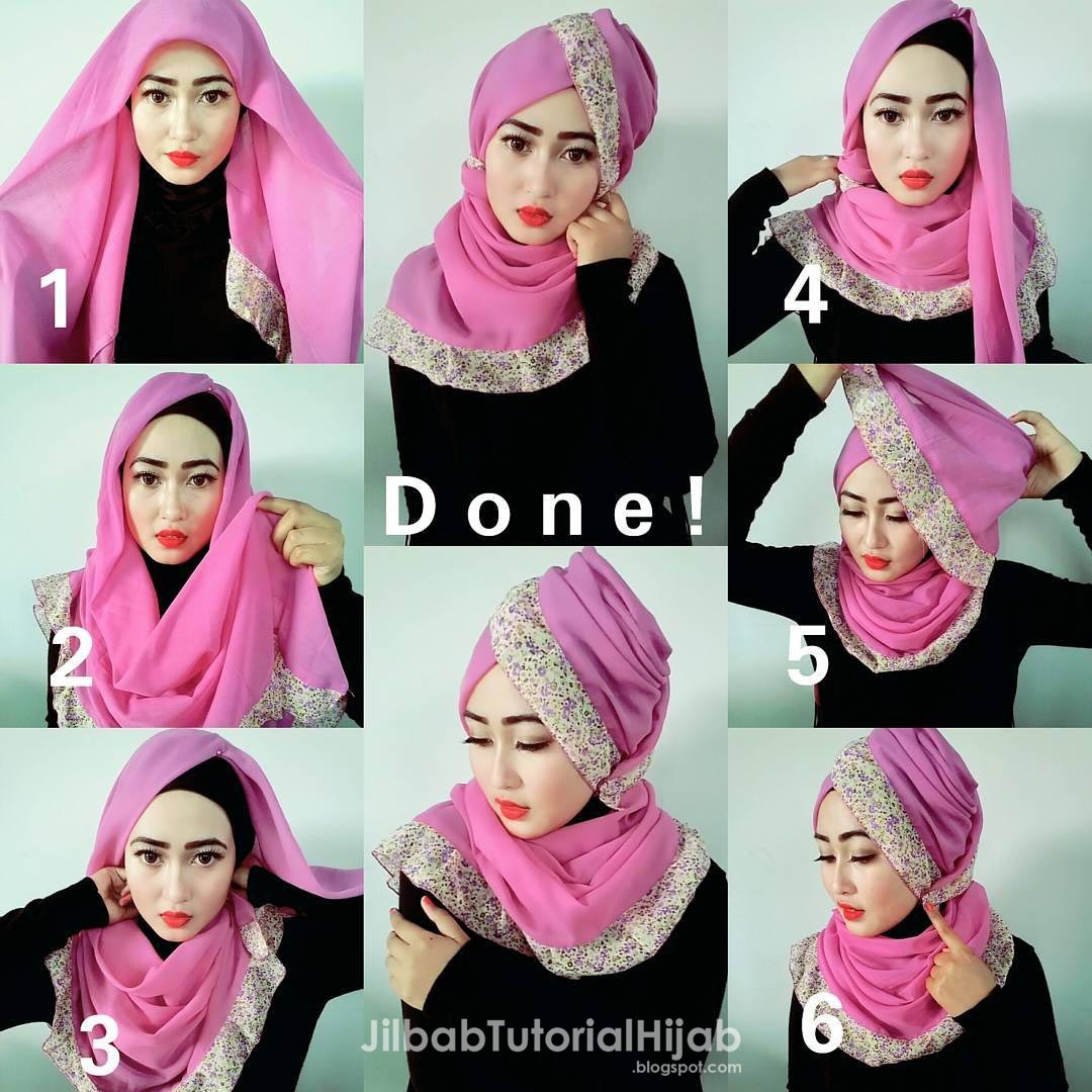 Tutorial Hijab Dengan Aksesoris Kepala Rantidwi